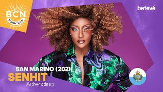 SENHIT  Adrenalina  San Marino 2021  BCN Eurovision 2024 [upl. by Anirehs]