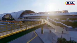 NSCR CP S03C  Bicutan Station Overview  South Commuter Rail Project [upl. by Ahseital]