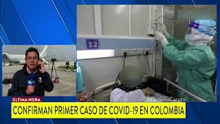 Coronavirus en Colombia primer caso de COVID19 confirmado en Bogotá [upl. by Destinee]