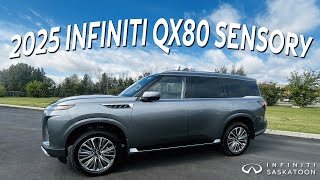 The 2025 INFINITI QX80 Sensory  Luxury on a Grand Scale [upl. by Lesab601]