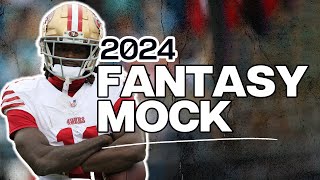 A 2024 Fantasy Football Mock Draft [upl. by Thomson585]