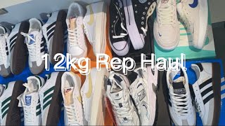 12 KG SUGARGOO REP HAULWEIDIAN HAUL TAOBAO HAUL Lacoste adidas samba off white dunks amp more [upl. by Marr]