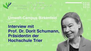 Interview mit Prof Dr Dorit Schumann Präsidentin der Hochschule Trier [upl. by Ardeen]