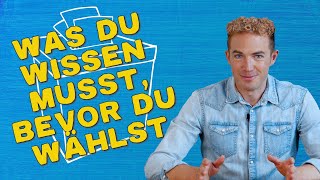 Das musst du wissen bevor du wählst [upl. by Cralg]