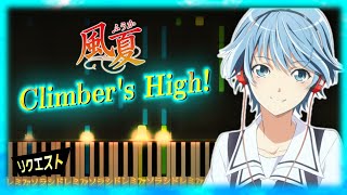 風夏Fuuka OP  Climbers High【Piano Tutorial amp Sheets】沼倉愛美Manami Numakura [upl. by Atiniuq693]