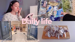 Vlog casalingo 🌧️  andiamo a fare la SPESA [upl. by Yehs]