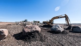 Relocating A Massive Rock Pile [upl. by Annaul]