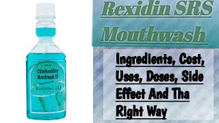 Rexidin SRS Mouthwash Full Detail Video  Rajhal Pharma  rexidinmouthwashindocoremedies [upl. by Erb]