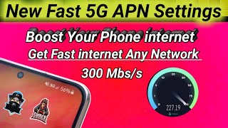 New APN Settings to Activate 5G n Any 4G Phone  5G unlimited Data [upl. by Dosi156]