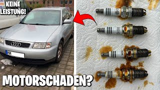 Fast MOTORSCHADEN durch Defekte Zündkerzen  Audi A3 8L Zündkerzen Wechsel [upl. by Alitha422]