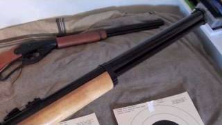 Daisy Red Ryder vs Crosman Marlin Cowboy Air Rifles [upl. by Eindys]