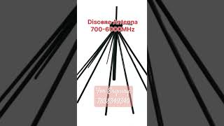 DISCONE ANTENNA  7006000 amp 302000 MHz antenna discone install srfs trending frequency [upl. by Nnylannej]