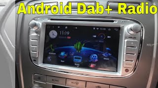 Ford Mondeo Mk4 Android Dab Radio Sat Nav upgrade [upl. by Johnette]