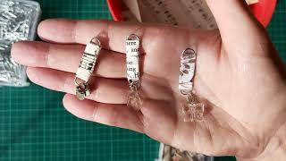 How to make a paperclip dangle for junk journals [upl. by Ateuqirne]