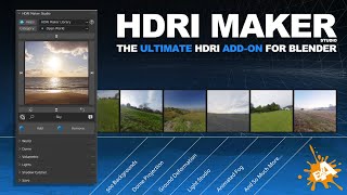 HDRi Maker Studio  Addon For Blender [upl. by Acitel548]