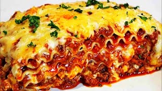 Homemade Lasagna Recipe  How to make the best Italian Lasagna [upl. by Eiramnerual838]