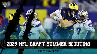 2025 NFL Draft Summer Scouting  Tight Ends [upl. by Eimile]