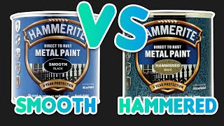 Hammerite smooth v hammered whats the difference [upl. by Akinet898]