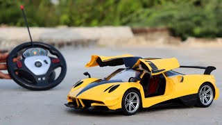 Rc Pagani car Unboxing and Testing Only 2200 [upl. by Repsihw]