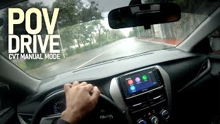 2020 Toyota Vios XLE CVT POV Manual Mode Drive Impressions [upl. by Gallager967]