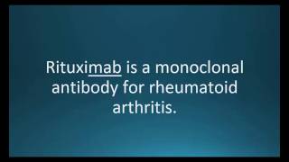 How to pronounce rituximab Rituxan Memorizing Pharmacology Video Flashcard [upl. by Thay]