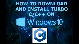 How to Download and Install Turbo CC on Windows 10  64 bit [upl. by Atinra692]