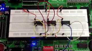 A or B and not C Breadboard [upl. by Hamas313]