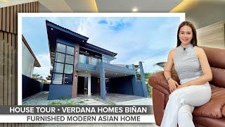 House Tour 90 • Inside a Cozy Furnished Modern Asian Home in Verdana Homes Biñan Laguna [upl. by Ephrayim]