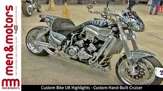 Custom Bike UK Highlights  Custom HandBuilt Cruiser [upl. by Nosreve367]