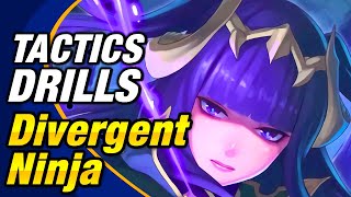 Fire Emblem Heroes  1 ORB Tactics Drills Skill Studies 252 Divergent Ninja FEH [upl. by Muffin]