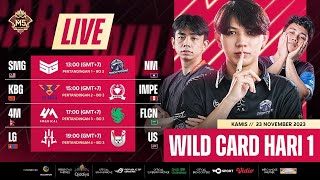 LIVE  HARI KE1  Fase Wild Card  Kejuaraan Dunia M5 ID [upl. by Tito]