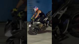 😱 Incredible Stunt Skills by superstunnarob at Wildriderz Bike Night [upl. by Naxela]