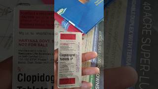 Clopidogrel 75 mg  Clopidogrel tablet ip 75 mg  Clopidogrel tablet uses dosage side effects [upl. by Lara413]