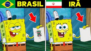 Cenas do Bob Esponja que são Diferentes em Outros Países [upl. by Yaner]