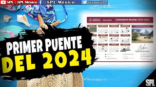 Calendario oficial 2024 en México Listado de festivos y puentes de este año ¡Ve aquí primer puente [upl. by Aluin]