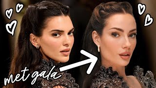 KENDALL JENNER MAKEUP TUTORIAL  Met Gala 2024 [upl. by Alebasi]