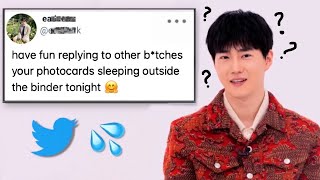 Suho reads EXO thirst tweets [upl. by Hanna]