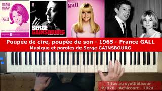 Poupée de cire poupée de son  1965  France GALL musique et paroles de Serge GAINSBOURG [upl. by Rozamond413]