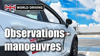 Driving Test Manoeuvres  Observations [upl. by Hacceber]