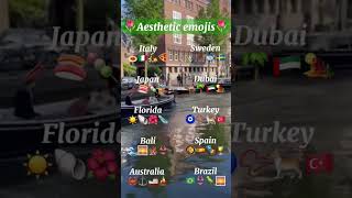 🌎 aesthetic emoji inspiration instagram ideas type video viralshorts foryou fyp world [upl. by Koerlin]