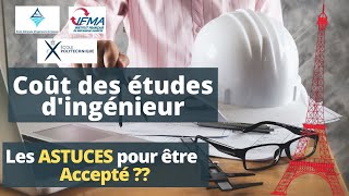 Le coût des écoles dingénieurs  Les astuces pour avoir des admissions [upl. by Melac]