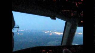 Finnair Boeing 757200 landing Helsinkivantaa EFHK cockpit view [upl. by Niwroc297]