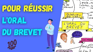 ORAL DU BREVET  tout ce qu’il faut comprendre pour réussir le brevet 2024 [upl. by Nimajaneb]