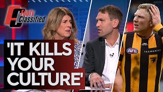 Have the Hawks made a huge mistake to cut their list so deep  Footy Classified  Footy on Nine [upl. by Kloster422]