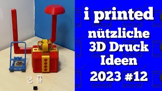 I printed  nützliche 3D Druck Ideen 💡 zum selber Drucken 2023 12  3D Drucker  Druckvorschläge [upl. by Zabrina]