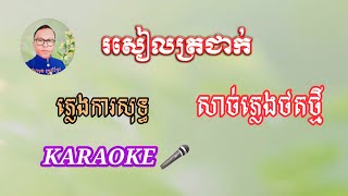 បទ រសៀលត្រជាក់ ភ្លេងការសុទ្ធសាច់ភ្លេងថតថ្មី ខារ៉ាអូខេ២០២៣ លំនាំបទកាត់ត្រេីយ Pure Karaoke Music2023 [upl. by Cartie]