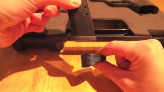 How to replace the magazine baseplate on the smith and wesson Mampp 40c [upl. by Queena]