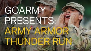 Army Armor Thunder Run  GOARMY [upl. by Lovato774]