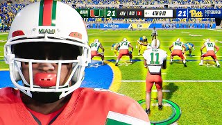 MY COLLEGE FOOTBALL DEBUT COLLEGE FOOTBALL 25 ROAD TO GLORY 2 [upl. by Ardnala395]