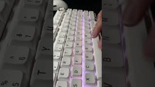 Gateron Milky Yellow Pro on Aula F75 Soundtest [upl. by Guria]